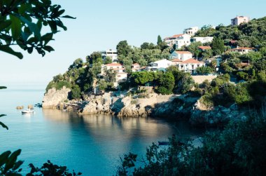 Ulcinj deniz manzarası görünümü, Karadağ