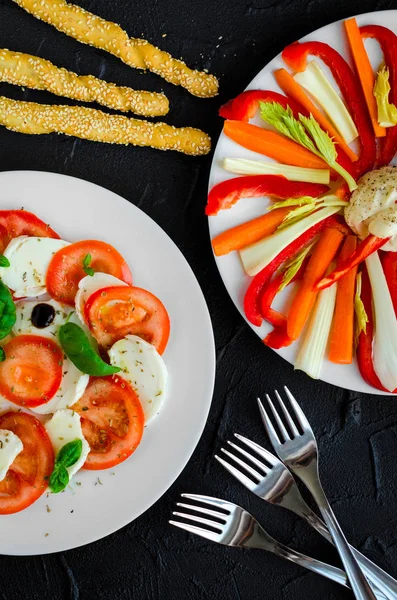 Lezzetli vejetaryen antipasti