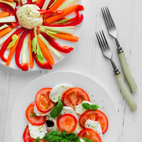 Lezzetli vejetaryen antipasti