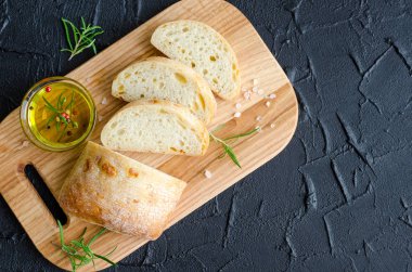 İtalyan ciabatta ekmeği