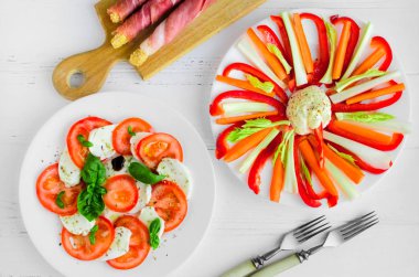 Lezzetli vejetaryen antipasti