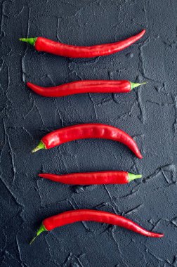 Kırmızı acı biber.