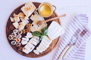 Farklı tipteki Peynir tabağı