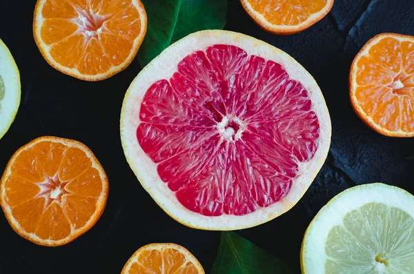 Mixed citrus background