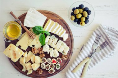 Farklı tipteki Peynir tabağı