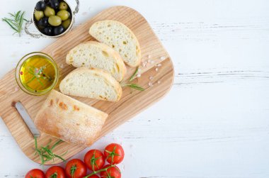 İtalyan ciabatta ekmeği