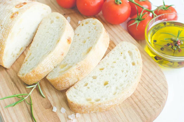 Italian ciabatta bread — Stock Photo, Image