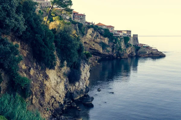 Stari Grad Cidade Velha Ulcinj Montenegro Costa Verde Mar Adriático — Fotografia de Stock