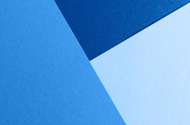 Classic blue color of the year 2020 paper texture