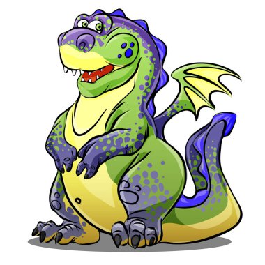 çizgi film yeşil ejderha