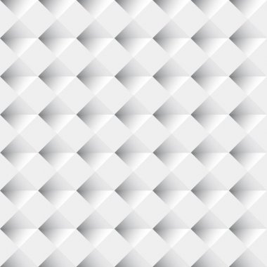 Beyaz kesintisiz geometrik desen vektör arka plan