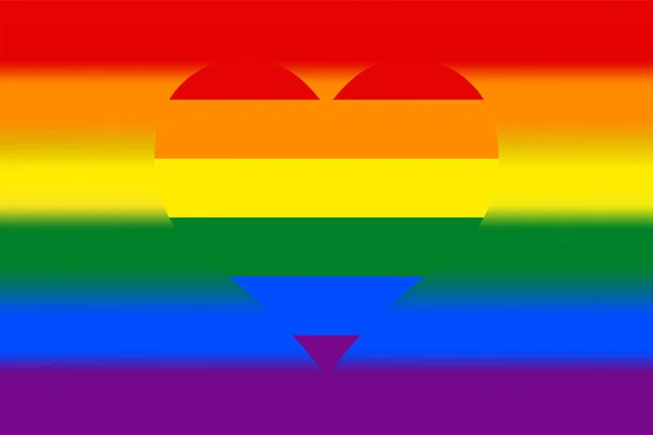 Bandiera sfocata dell'orgoglio LGBT — Vettoriale Stock
