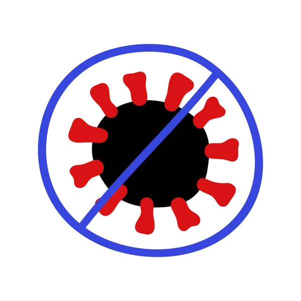 Stop Coronavirus vector symbol — Stock Vector