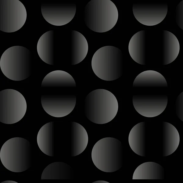 Modèle Abstrait Noir Sans Couture Avec Dégradé Luxe Éléments Géométriques — Image vectorielle