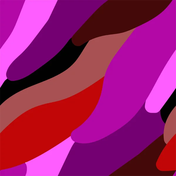 シームレスなベクトルパターン ダーク抽象的なストックイラスト ポスター カード 包装紙のための中性波の装飾 茶色の斑点やストローク — ストックベクタ