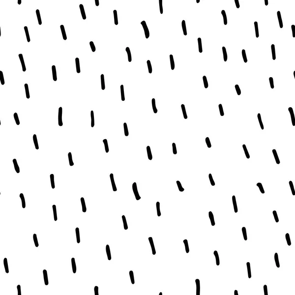 无缝隙中性图案 白色背景上的黑色手绘笔迹 斯堪的纳维亚舒适的装饰品 用于墙纸 包装纸 纺织品的带有几何形状的矢量涂鸦插图 — 图库矢量图片