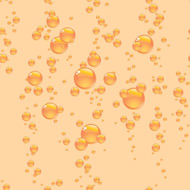 Köpüklü içecekteki hava kabarcıklarının kusursuz deseni