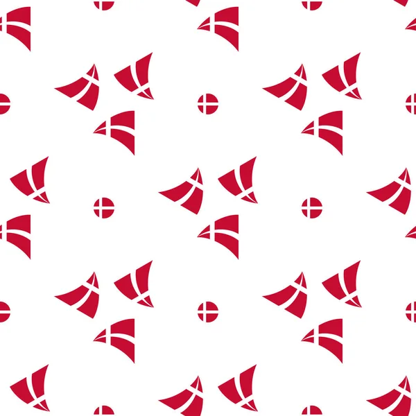 Danimarka bayrağı seamless modeli