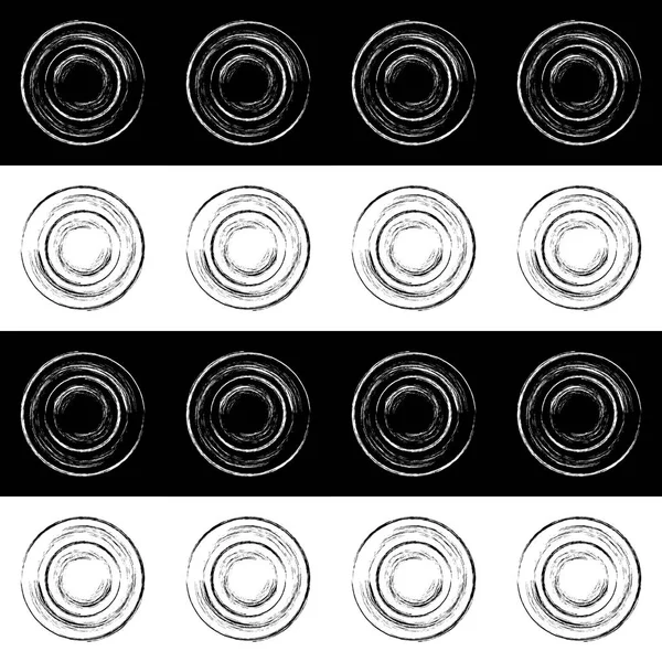 Grunge yatay bw çizgili ve dama