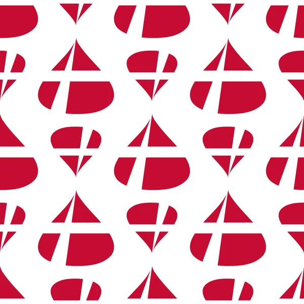 Danimarka bayrağı seamless modeli