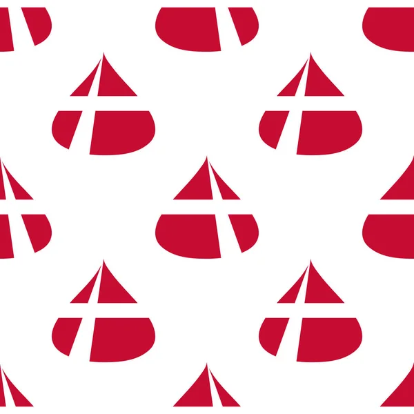 Danimarka bayrağı seamless modeli