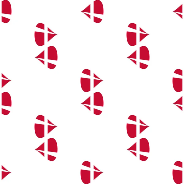 Danimarka bayrağı seamless modeli