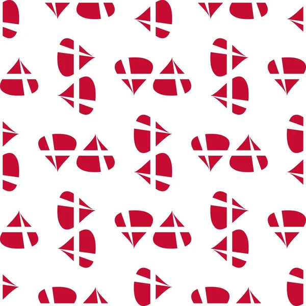 Danimarka bayrağı seamless modeli