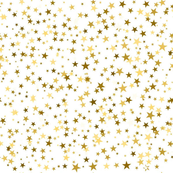 Motif sans couture Ornement en or sur un fond brun 94 Joyeux Noël et bonne nouvelle image vectorielle Yea — Image vectorielle