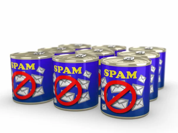 No Spam in Tins — ストック写真