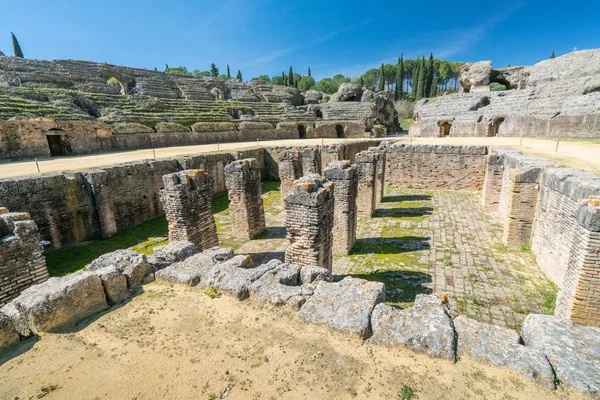 Itálica Ruinas romanas, España Imágenes de stock libres de derechos