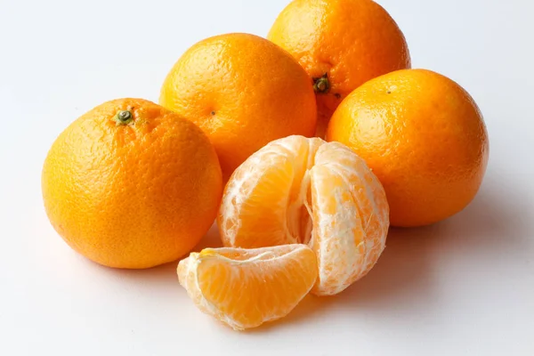 Mandarin isolated on white background. — Stock Photo, Image
