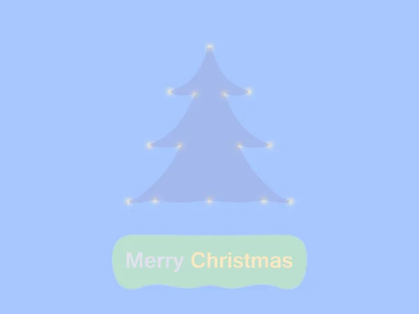 Neşeli Noel ağacı arka plan, vektör çizim.