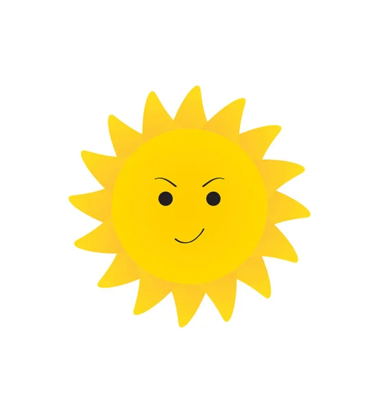 Icono del sol, vector — Vector de stock