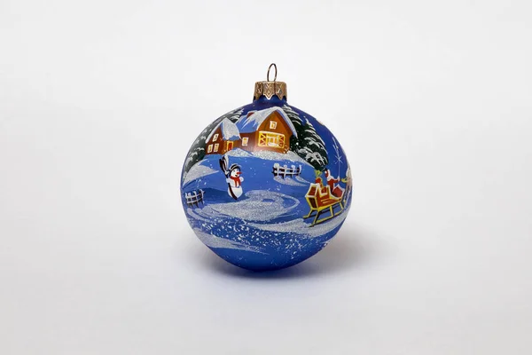 Decoraciones del árbol de Navidad hechas a mano Imagen de stock