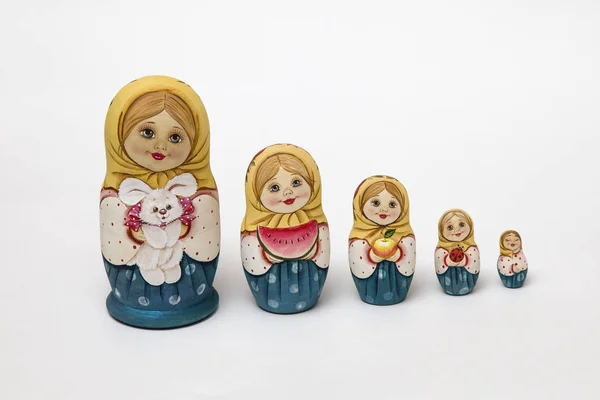 Russian nesting dolls — Stock Photo, Image