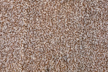 Arkaplan resmi - donmuş su kristalleriyle kaplı ahşap renkli tahta