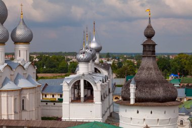 Rostov Kremlin 'in çan kulesinin görüntüsü)