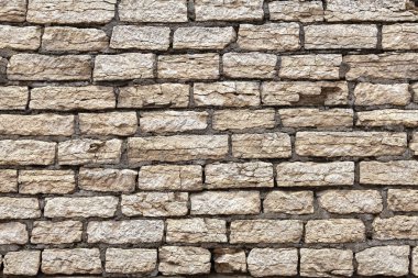 Arkaplan resmi - farklı boyutlarda eski bir tuğla duvarı