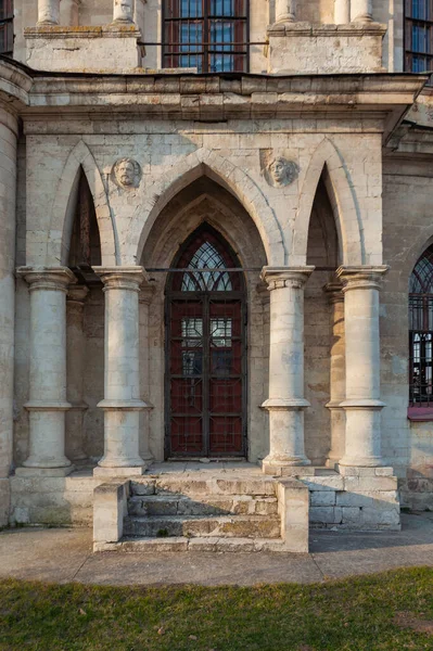 Fragmento Fachada Iglesia Del Icono Vladimir Madre Dios Pueblo Bykovo — Foto de Stock