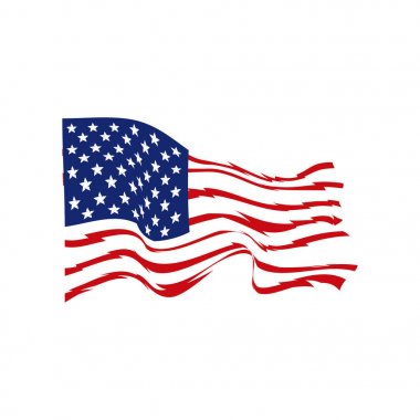 Amerikan bayrağı vektör kümesi