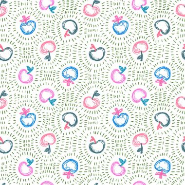 kiraz Dikişsiz desen vektör