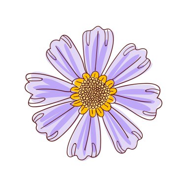 çiçek karikatür vektör koleksiyonları