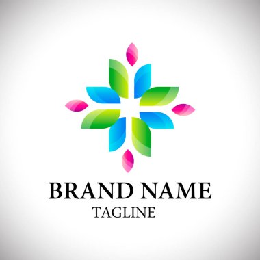 çiçek simgesi, çiçek logosu koleksiyonları, çiçek logosu