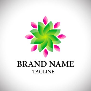 çiçek simgesi, çiçek logosu koleksiyonları, çiçek logosu