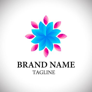 çiçek simgesi, çiçek logosu koleksiyonları, çiçek logosu
