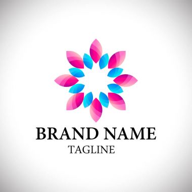 çiçek simgesi, çiçek logosu koleksiyonları, çiçek logosu