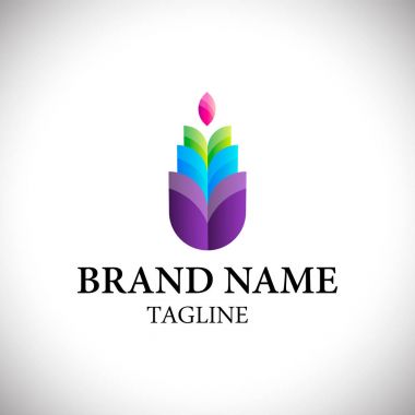 çiçek simgesi, çiçek logosu koleksiyonları, çiçek logosu