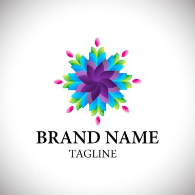 çiçek simgesi, çiçek logosu koleksiyonları, çiçek logosu