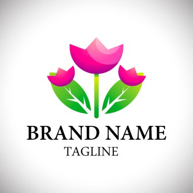 çiçek simgesi, çiçek logosu koleksiyonları, çiçek logosu