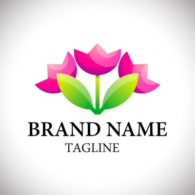 çiçek simgesi, çiçek logosu koleksiyonları, çiçek logosu